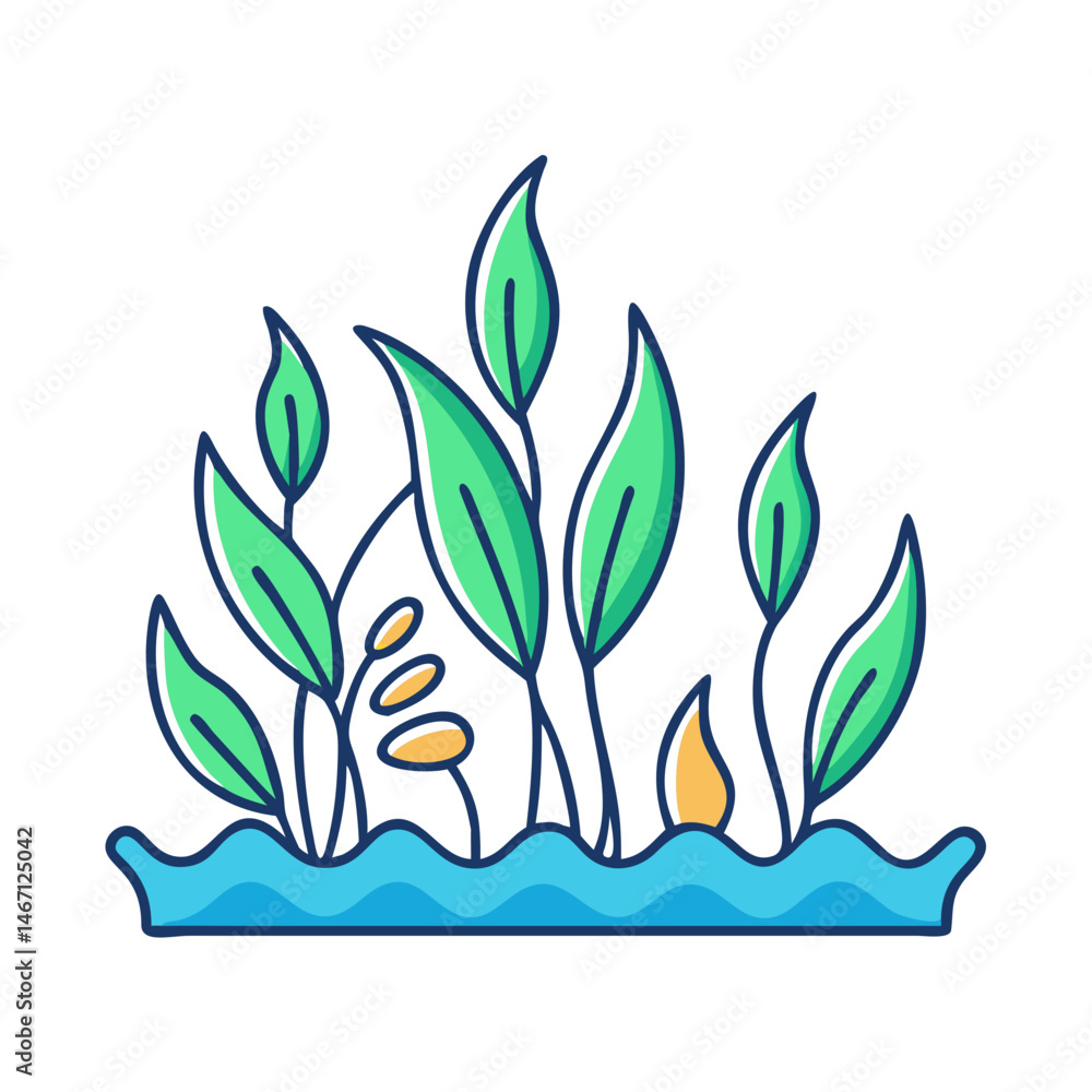 Poster approve stamp check mark validation icon vector illustration graphic design element for project work