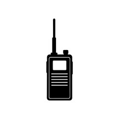 walkie talkie  a compact black or gray walkie talk.svg