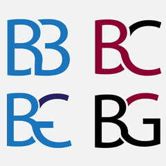 infinity symbol logo design  logotype letter Infinity icon set 