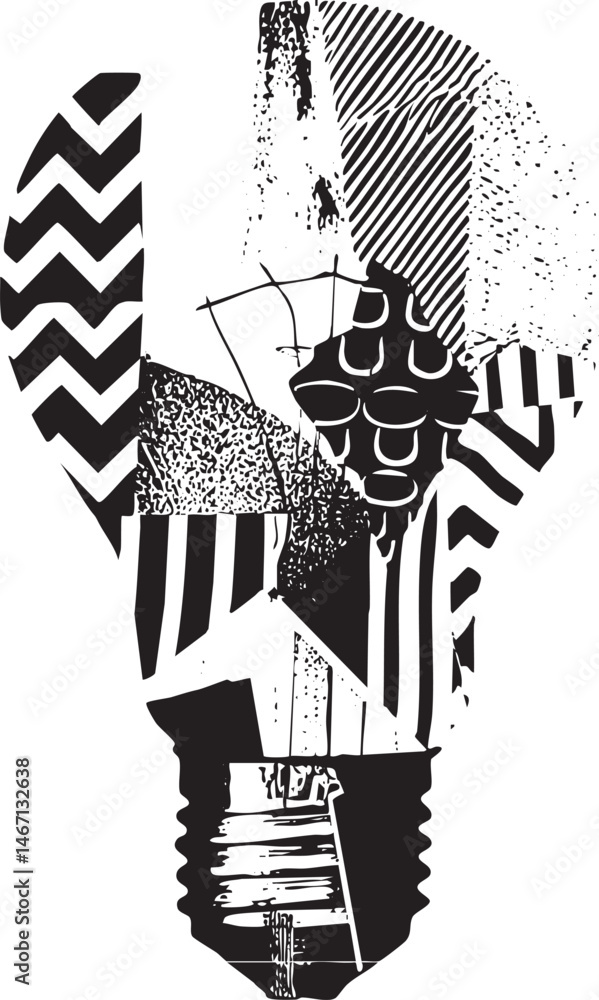 Poster a hand guides a lightbulb with an upward-pointing arrow.