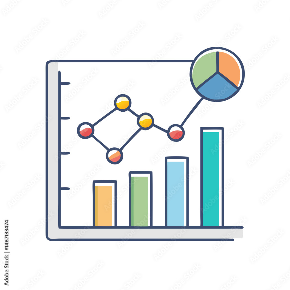 Poster data analysis graph chart diagram business information report infographic presentation statistics su