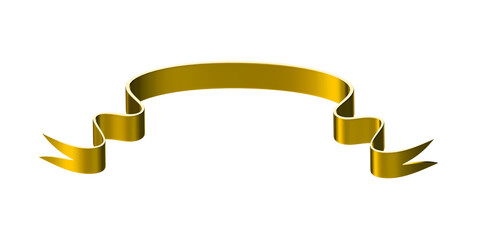 3D ribbon illustration with attractive shapes and colors. Ribbons are suitable for banners, decorative ornaments, etc.