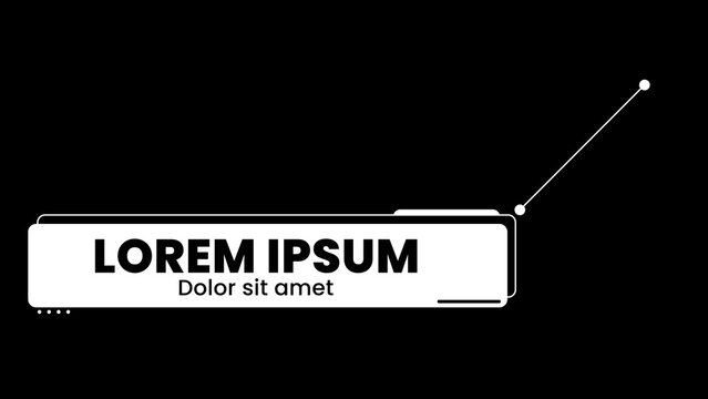 Black & White Modern Call Out Title