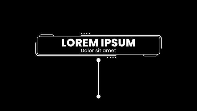 Black & White Clean Call Out Title