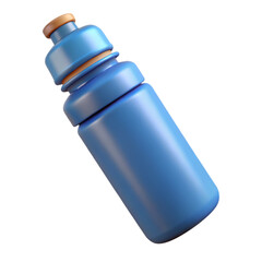 Sleek Blue Sports Water Bottle. Hydration for Active Lifestyles