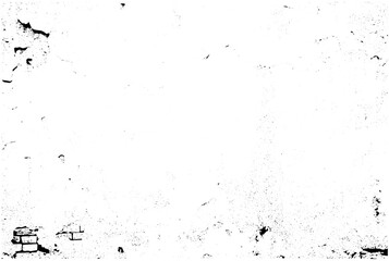 Black and white distressed texture with visible brick fragments and grunge effect