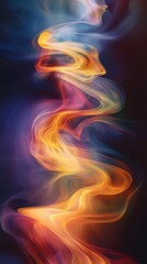 Abstract swirling smoke