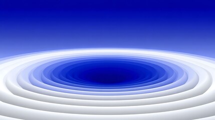 Obraz premium Abstract Blue Vortex Depth with Light, and and Design.