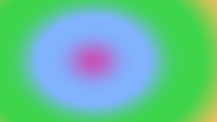 Abstract concentric circles in pastel hues; light blue, pink, and green gradient