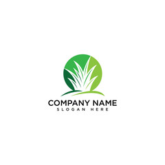 Landscape logo icon design isolated white background