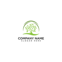 Landscape logo icon design isolated white background
