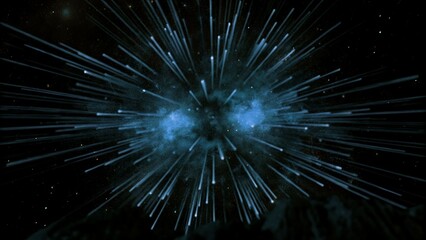 A spectacular supernova explosion in space