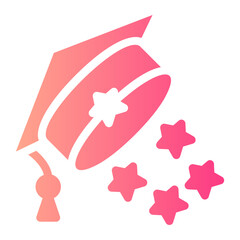 graduation party hat icon