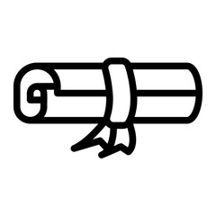 diploma scroll icon