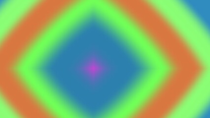 Abstract vibrant diamond pattern with blurred neon colors