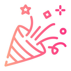 Obraz premium confetti icon
