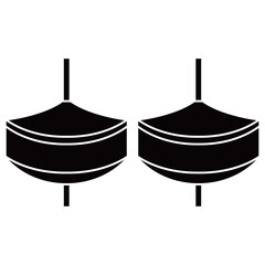 家紋です。並び独楽といいます。