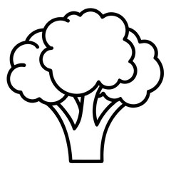 Broccoli icon vector
