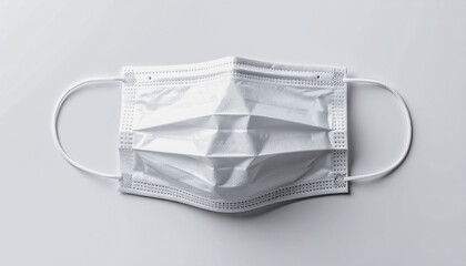 Surgical Face Mask PNG – Folded and Isolated Safety Equipment