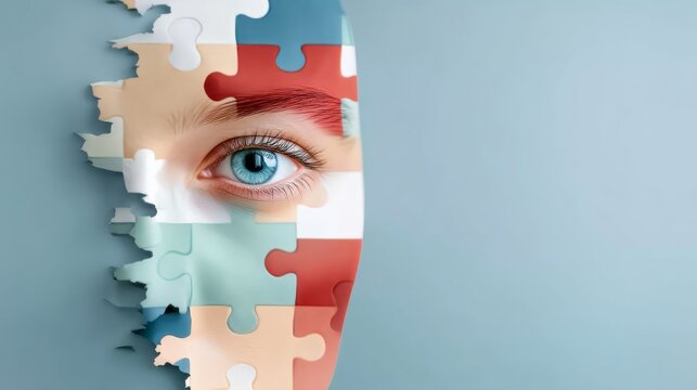 Exploring the Intricacies of the Human Mind: The Puzzle of Emotions and Thoughts Represented by Jigsaw Pieces