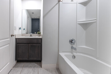 modern bathroom with shower