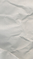 Crumpled White and Gray Paper Texture Background