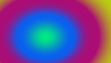 Abstract concentric circles of vibrant, blurred colors
