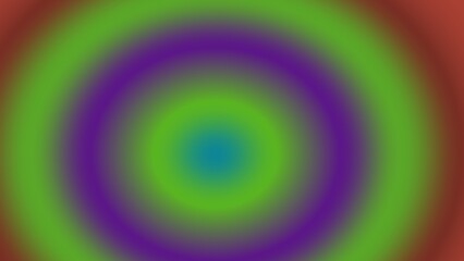 Concentric circles of blurred vibrant colors, creating a hypnotic effect