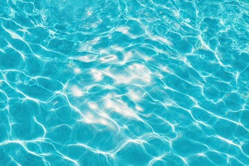 Obraz premium Abstract Pool Water Surface and Background with Sun Light Reflection