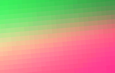 Vibrant Green to Pink Pixelated Gradient Background - Bright Abstract Digital Texture with Soft Pastel and Neon Tones for Creative Design and Visual Art Projects