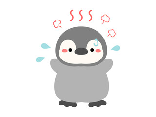 熱中症のペンギン