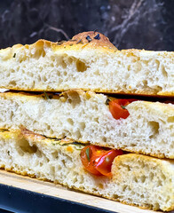 focaccia con lievito madre
