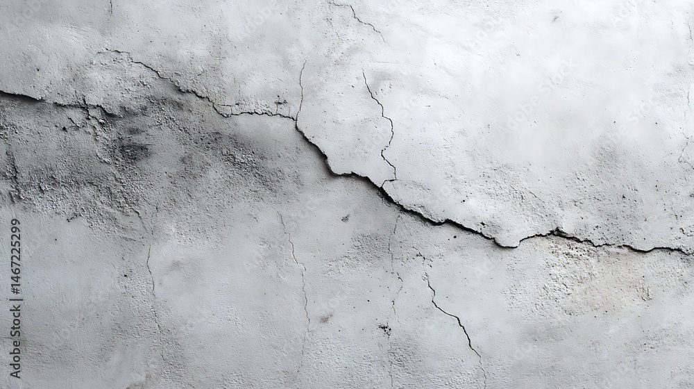 Poster textured gray concrete wall with subtle cracks and minimalist design