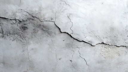 Obraz premium Textured gray concrete wall with subtle cracks and minimalist design