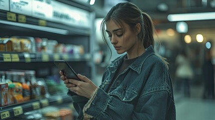 A person holds a smartphone displaying a digital boarding pass with a QR code, facing a scanning device on a metallic surface.