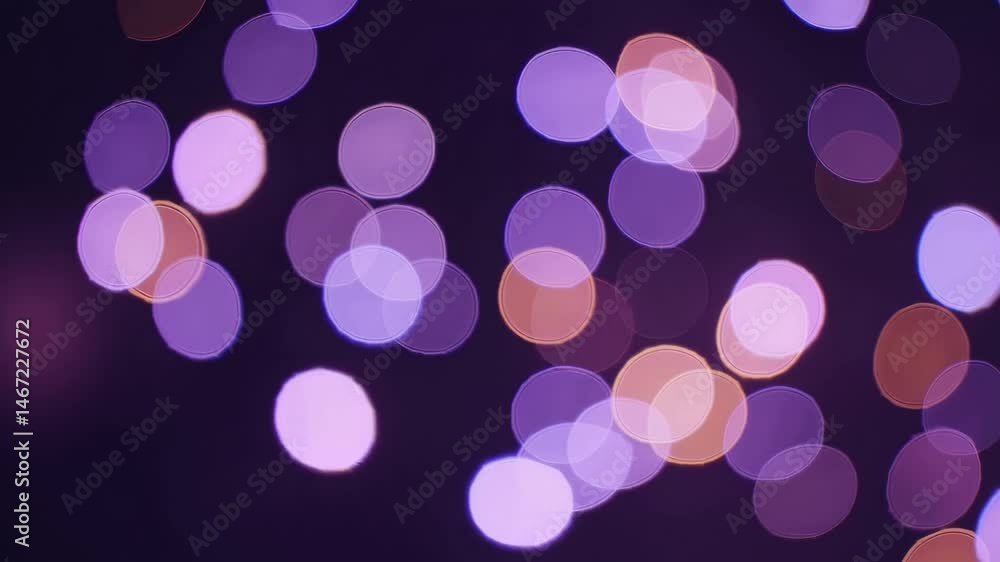 Poster dynamic abstract light bokeh in purple and pink hues with smooth transitions