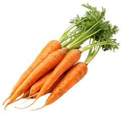 carrots isolated on white