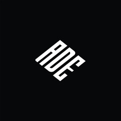 ADE logo ADE icon ADE vector ADE monogram ADEletter ADEminimalist ADEtriangle ADEflat Unique modern flat abstract logo design.
