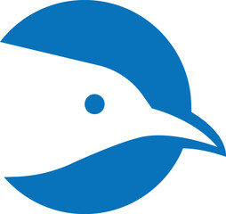 arctic bird sign symbol logo vector illustration