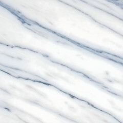 White Marble with Wave-Like Blue-Grey Veins