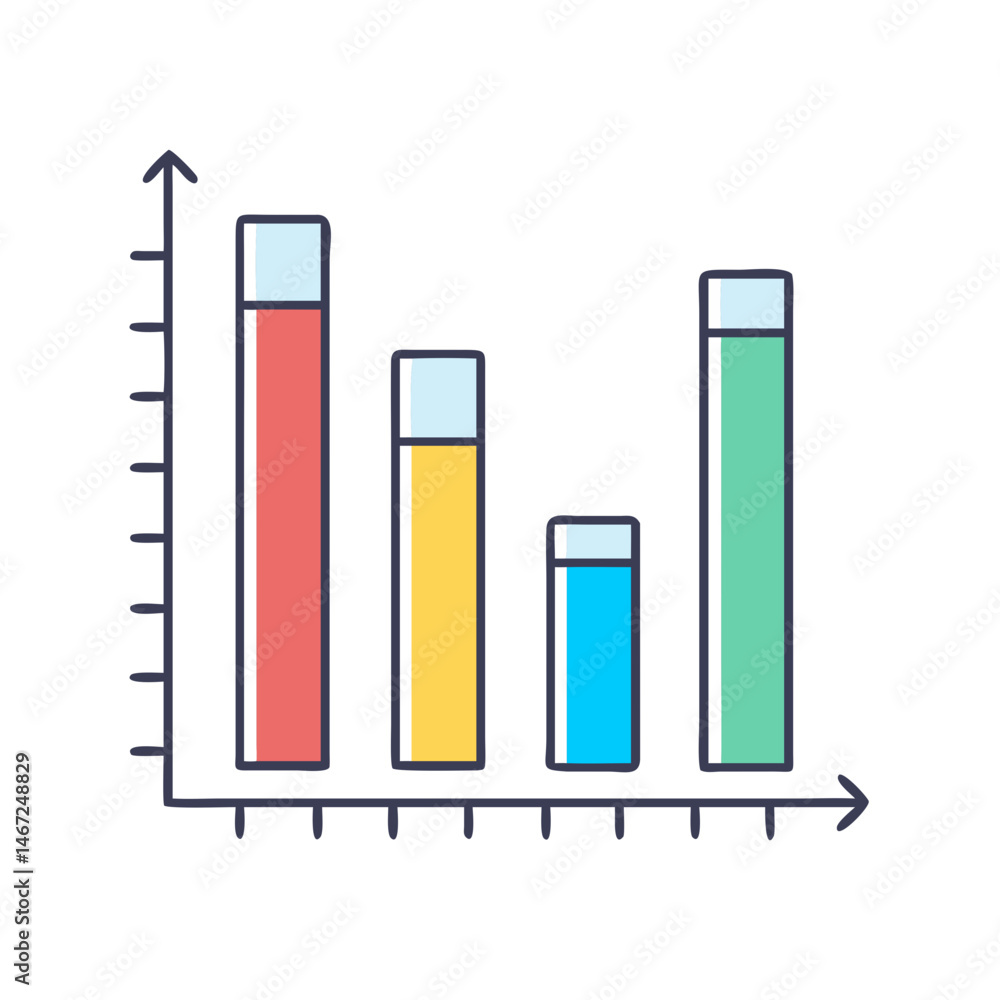 Aufkleber analyze business chart diagram graph infographic information report data presentation growth success