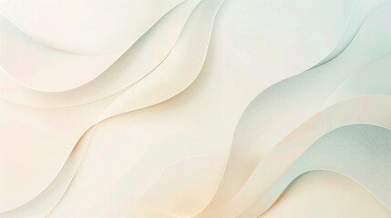 Fototapeta premium Abstract beige color wave flowing express the energetic signal. Seamless texture of vividness curve swirling convey sense of harmony and wonderful scene perfect for effect and graphic design. AIG51.