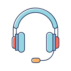 Find the best headset for customer service call center and online meetings light blue headset