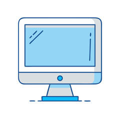 Computer monitor display screen technology device hardware pc desktop lcd led flat panel modern it