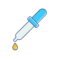 Dropper pipette liquid drop medical laboratory science chemistry tool equipment healthcare research