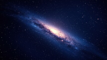 Fototapeta premium Majestic view of a galaxy full of stars and cosmic wonders spanning across the night sky