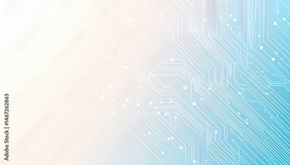 Poster innovative technology event showcasing circuit design concepts virtual space digital art modern envi