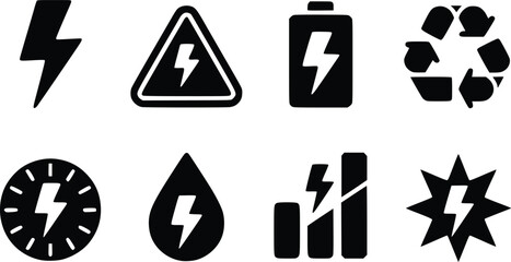 Electrify Your Design: Essential Power and Energy Vector Symbols