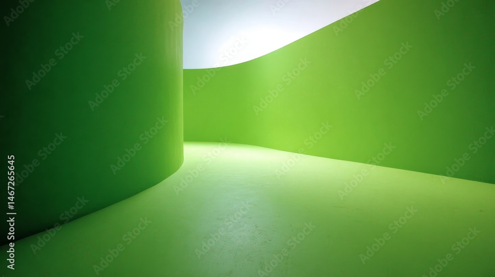 Aufkleber smooth and bold lime green backdrop creates a vibrant atmosphere suitable for graphic advertising wi