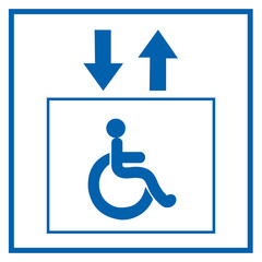 Cartello Disabili, diversamente abili, portatori di handicap, handicappati